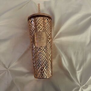 Rose Gold Starbucks Tumbler
